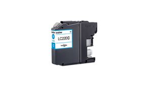 Brother LC-22EC 1200pages Cyan cartouche d'encre