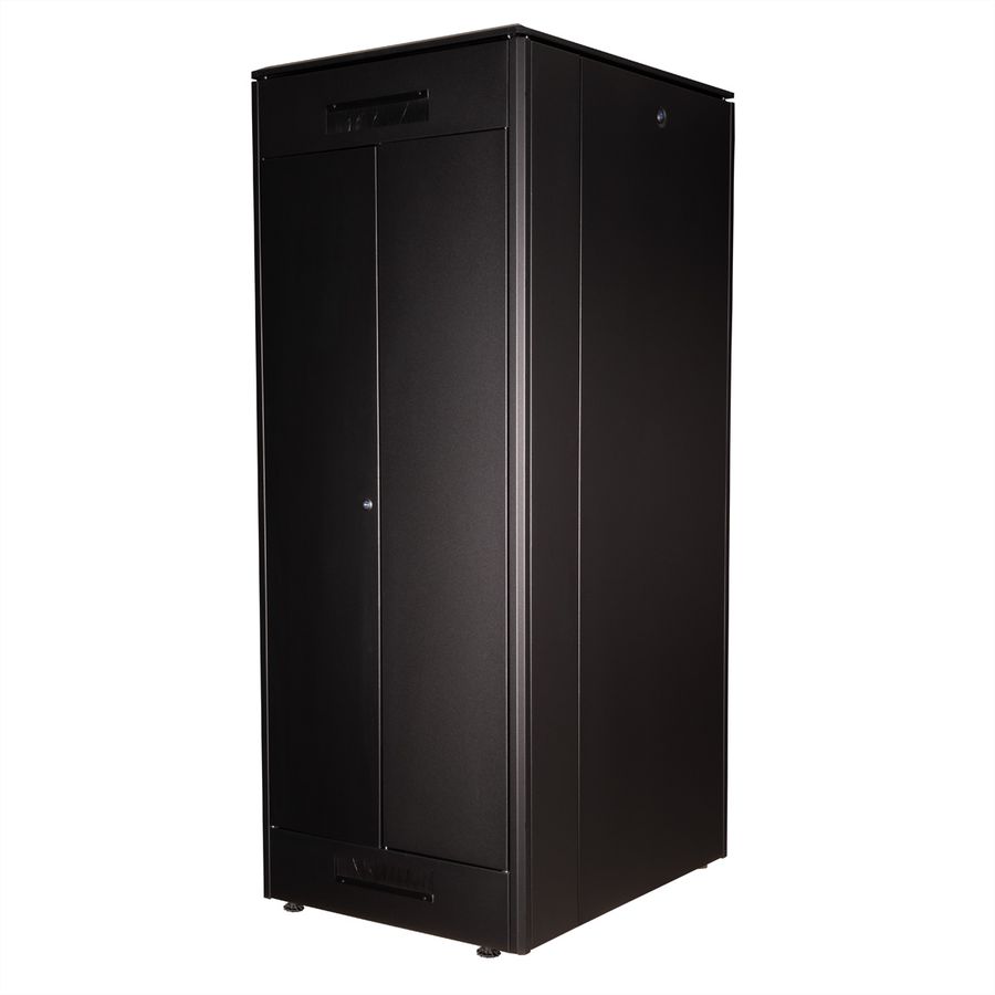 ROLINE 19" Baie réseau Pro 42U, 800x1000 LxP Porte verre noir