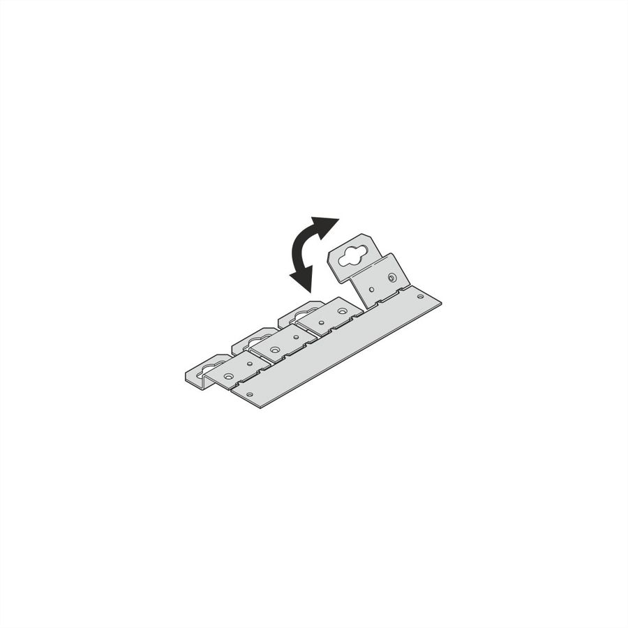 SCHROFF Equerre de fixation pour mur ou bureau