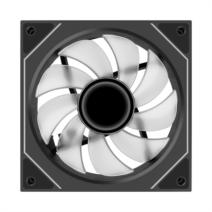 XILENCE XF076 Ventilateur de boîtier, avec Design Infinity Mirror