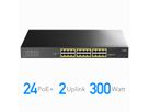 CUDY GS1028PS2 Switch 24P Gigabit PoE+, 2 ports SFP 300W