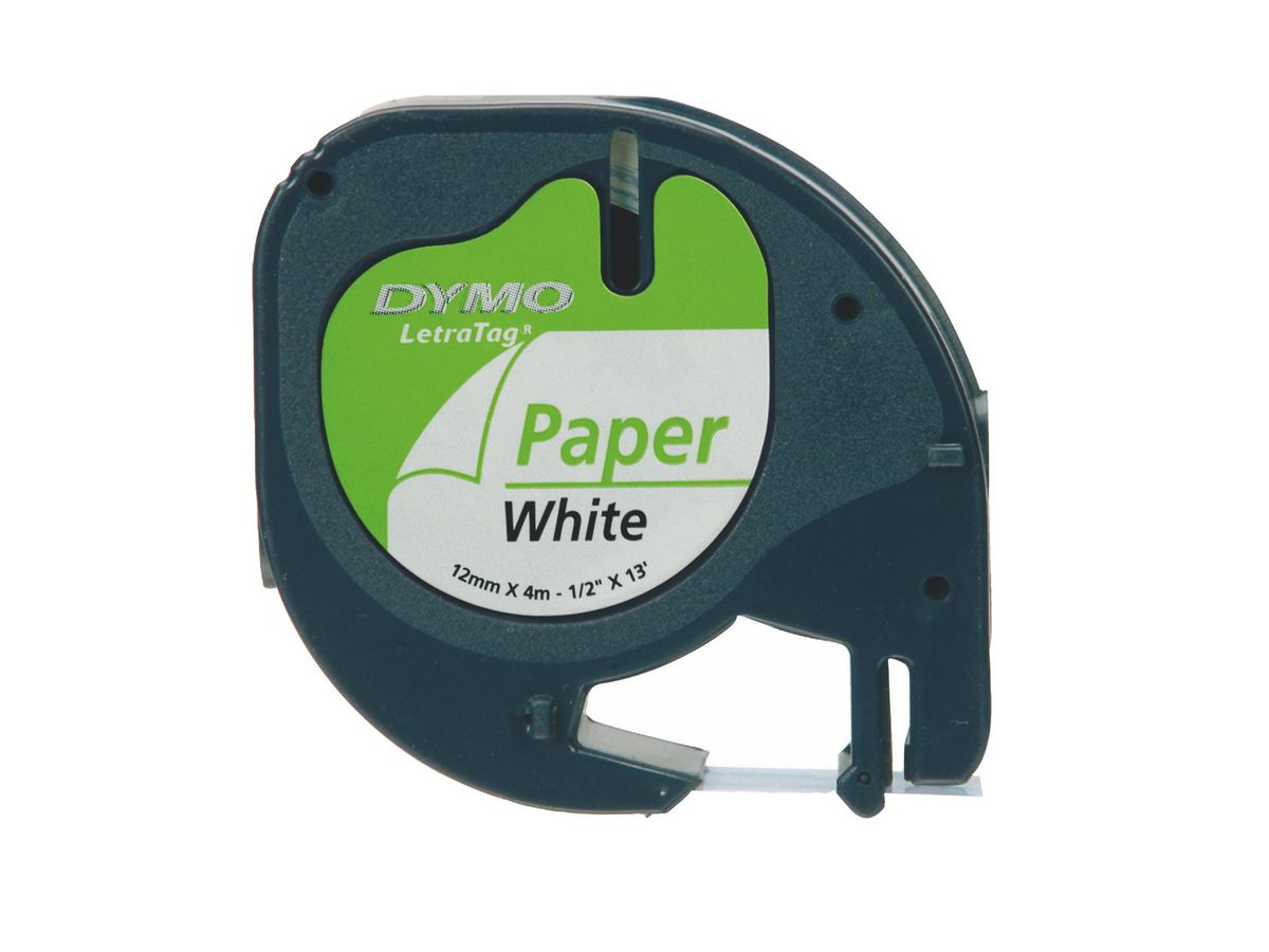 DYMO S0721510 ruban d'étiquette Noir sur blanc