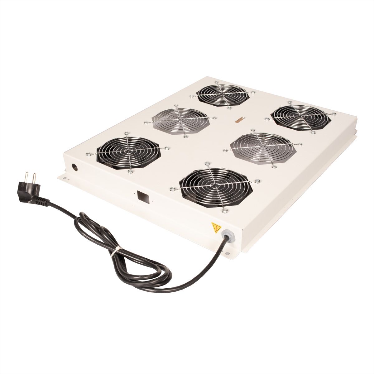 ROLINE 19" Unité de ventilation de toit, 4 ventilateurs, ON/OFF, pour baie serveur par série, gris