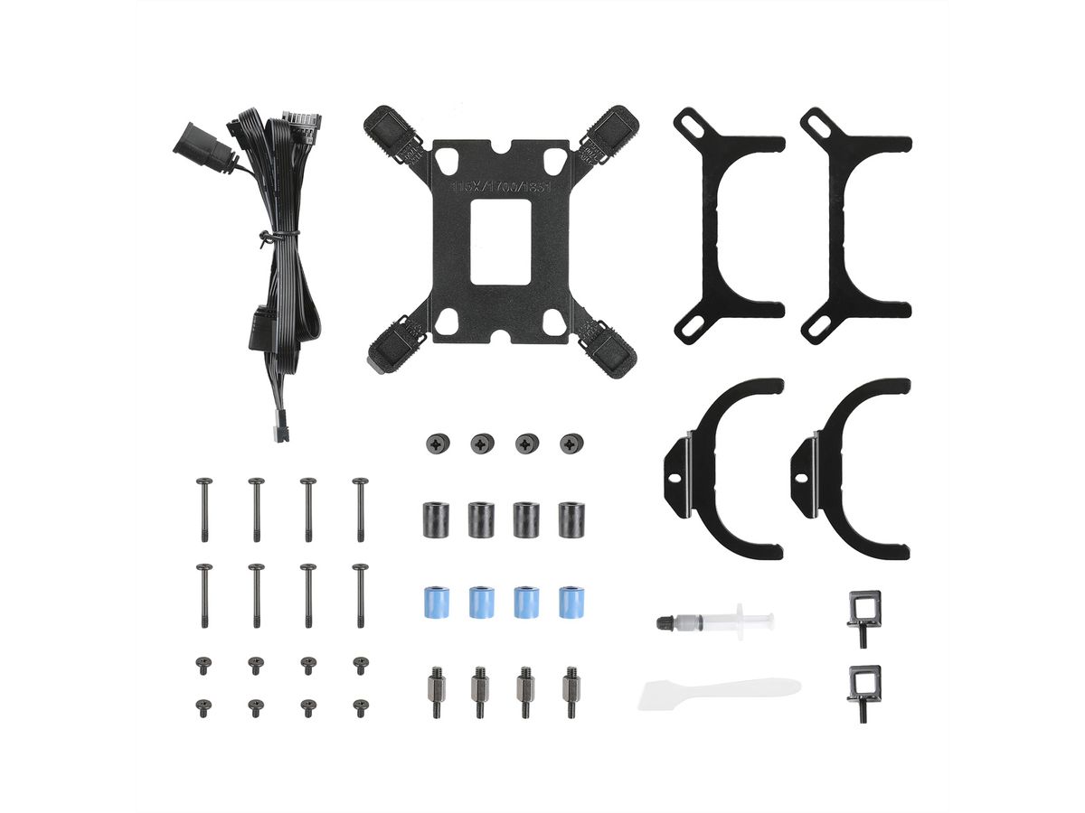 ANTEC Skeleton 240 ARGB Ventilateur de processeur Watercooling, noir
