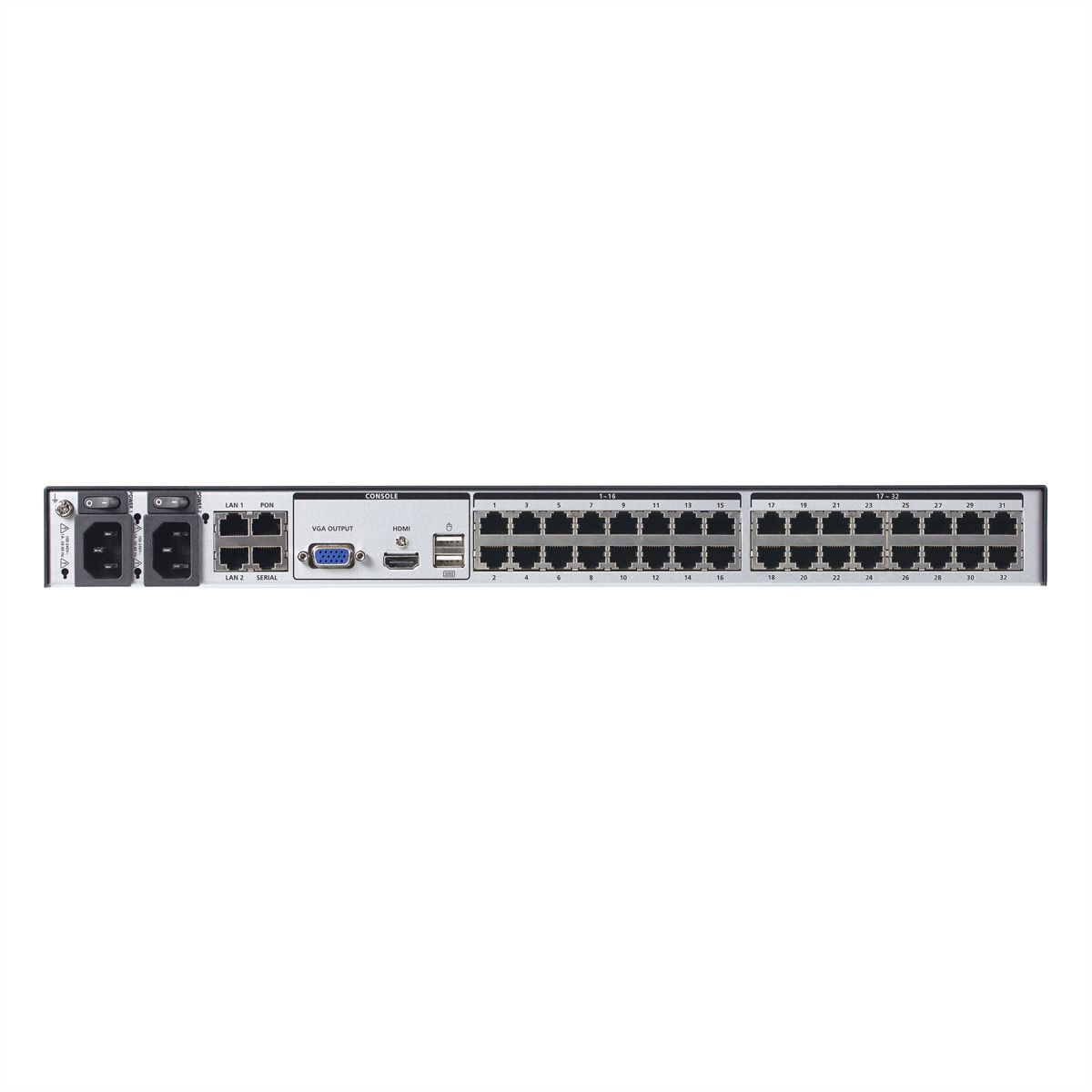 ATEN KN2132VB Commutateur KVM sur IP  32 ports Cat.5 multi-interface, 1 local/2 distant