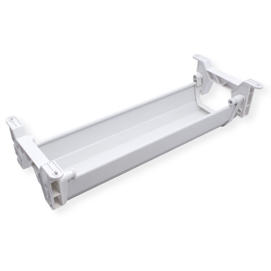 ROLINE Easy2Open Canal de câbles, montage sous le bureau, blanc, 44,9 cm