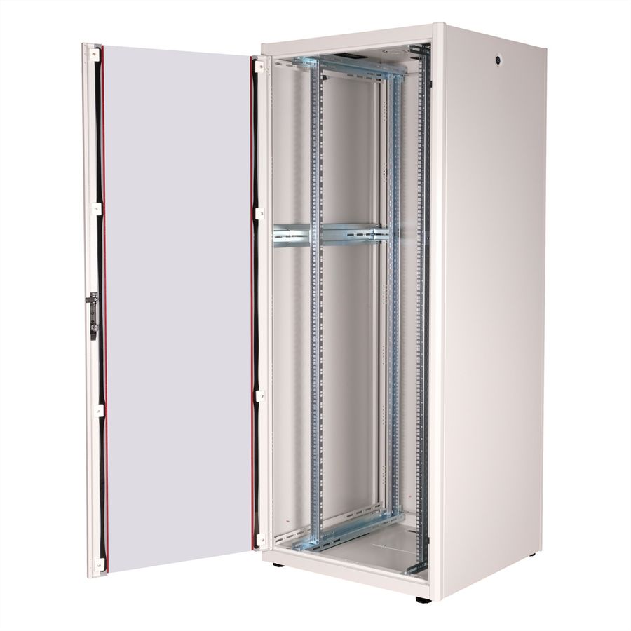 ROLINE 19" Baie réseau Basic 42U, 800x800 LxP Porte verre gris
