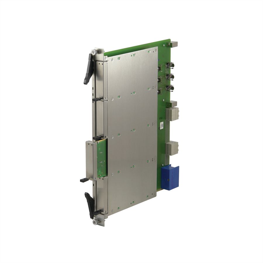 Mécanisme de support SCHROFF pour modules AdvancedMC de taille moyenne, avec poignée IEA et entretoises
