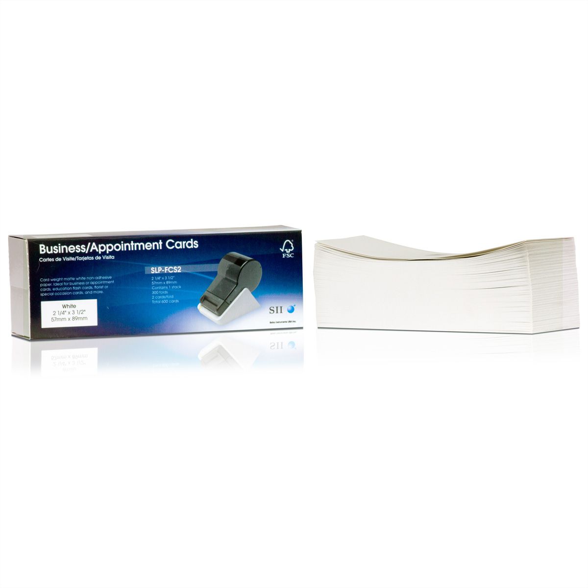 SEIKO SLP-FCS2 Etiquettes Business Cards 140g/m²