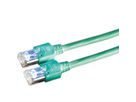 Cordon DÄTWYLER Cat.5e (Classe D) S/UTP, CU 5502 flex PVC, Hirose TM11, vert, 10 m