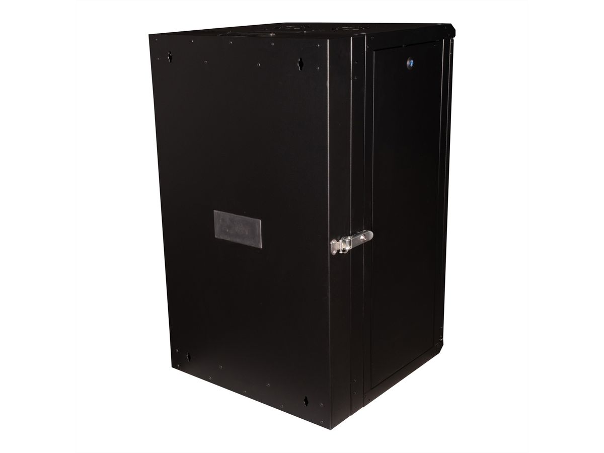 ROLINE 19" Boîtier mural Pro 20U, 600x600 LxP pivotant en 2 parties noir