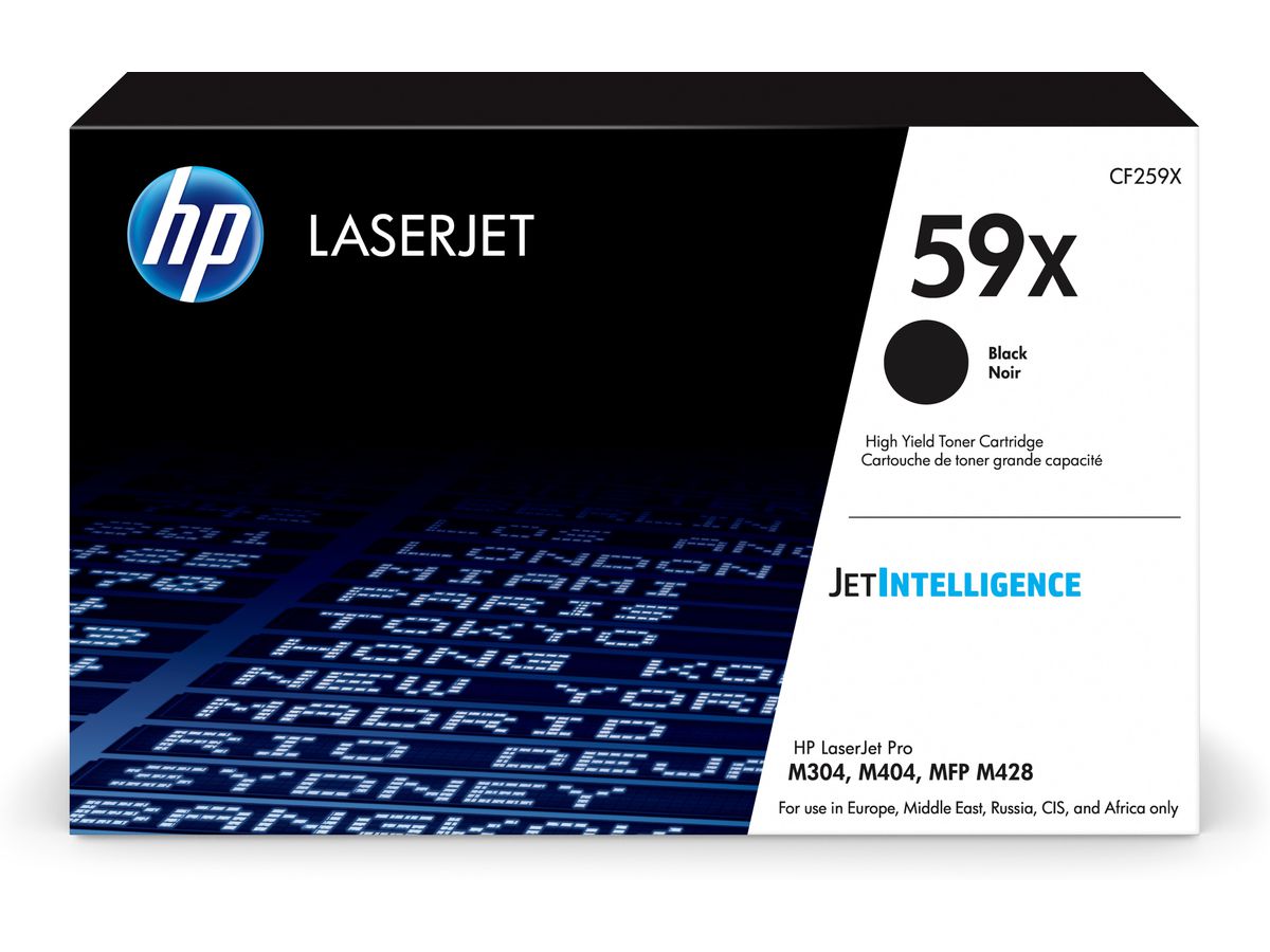 HP 59X Toner noir LaserJet authentique grande capacité