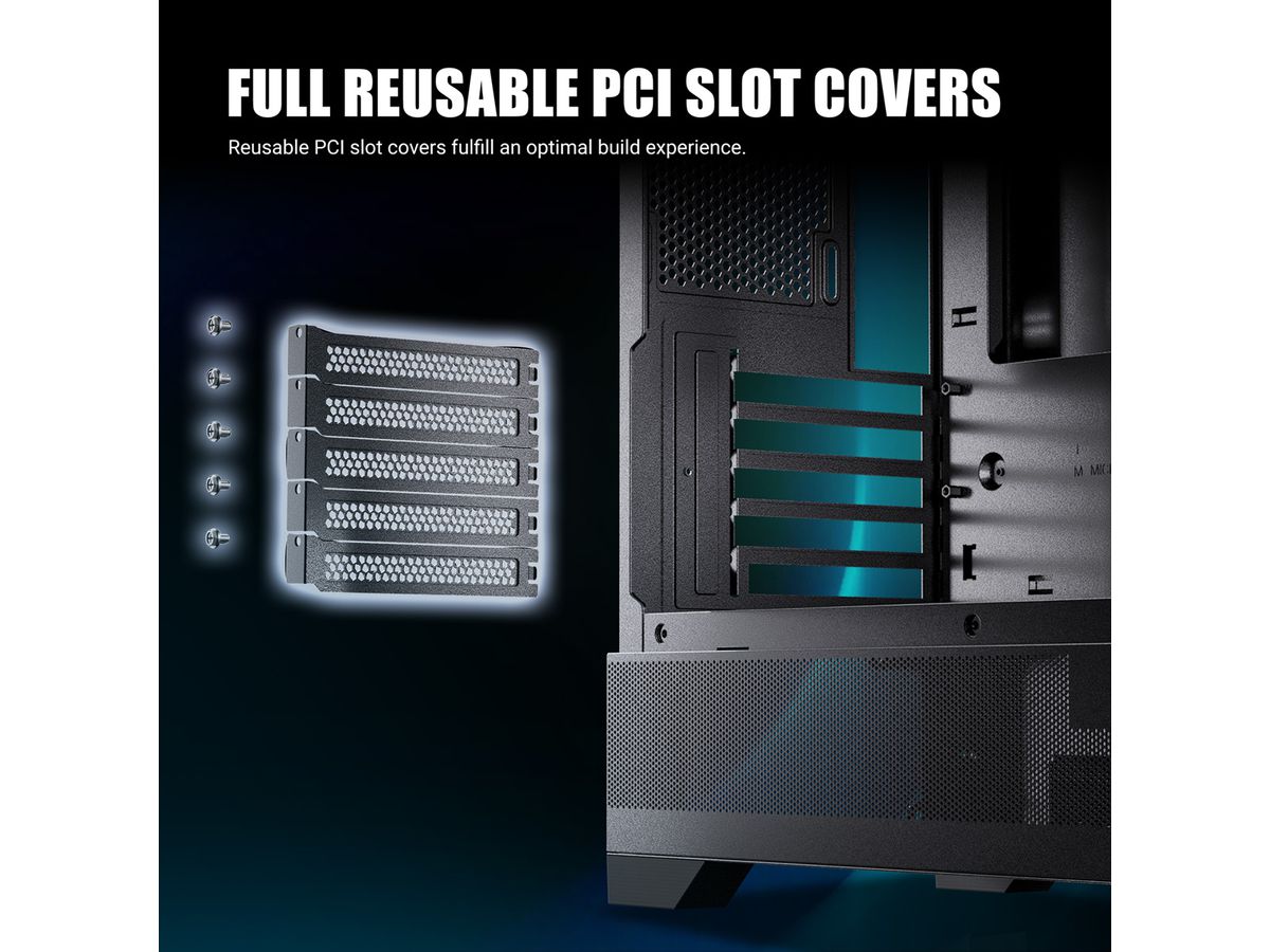 ANTEC CX500M ARGB Boîtier PC Mini Tour Micro-ATX, noir