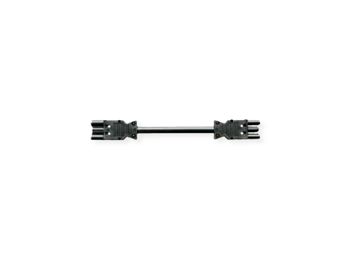 BACHMANN Câble prolongateur GST18-3 Mâle / femelle, sans halogène, noir, 3 m