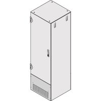 Plaque de connexion Varistar SCHROFF pour porte raccourcie/panneau arrière, avec brosse, RAL 7021, 400H 800W