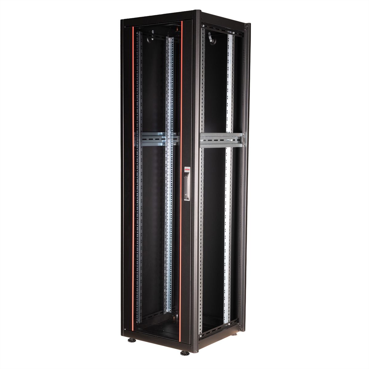 ROLINE 19" Baie réseau Basic 42U, 600x600 LxP Porte verre noir