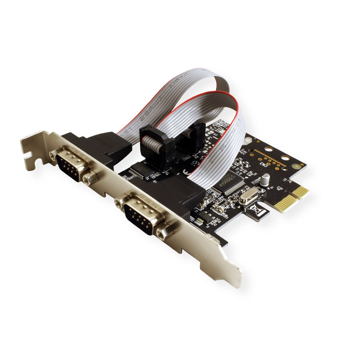 VALUE Carte PCI-Express 2S, 2x RS232, DB 9