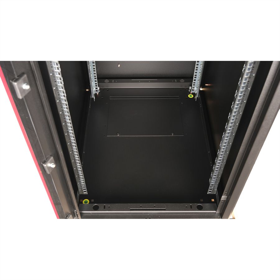 ROLINE 19" Baie réseau Basic 22U, 600x800 LxP Porte verre noir