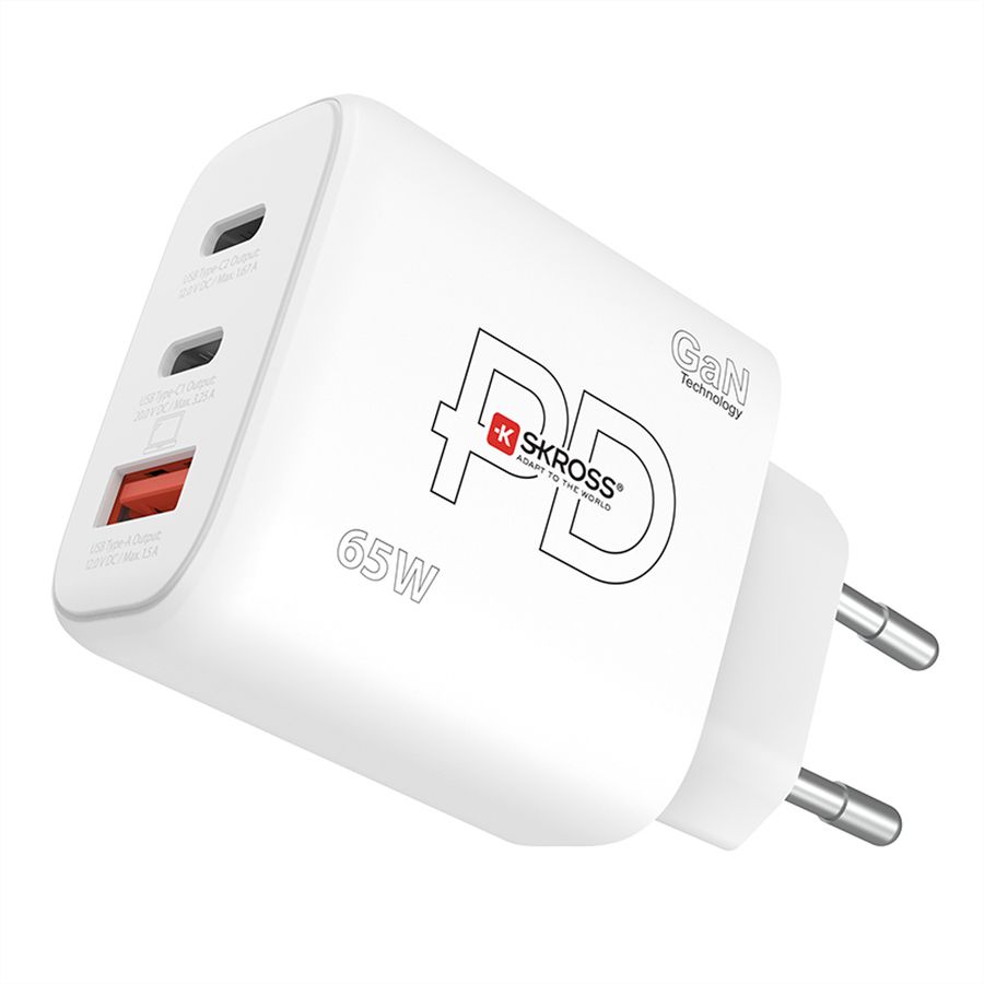 SKROSS Chargeur secteur 65 W PD EU
