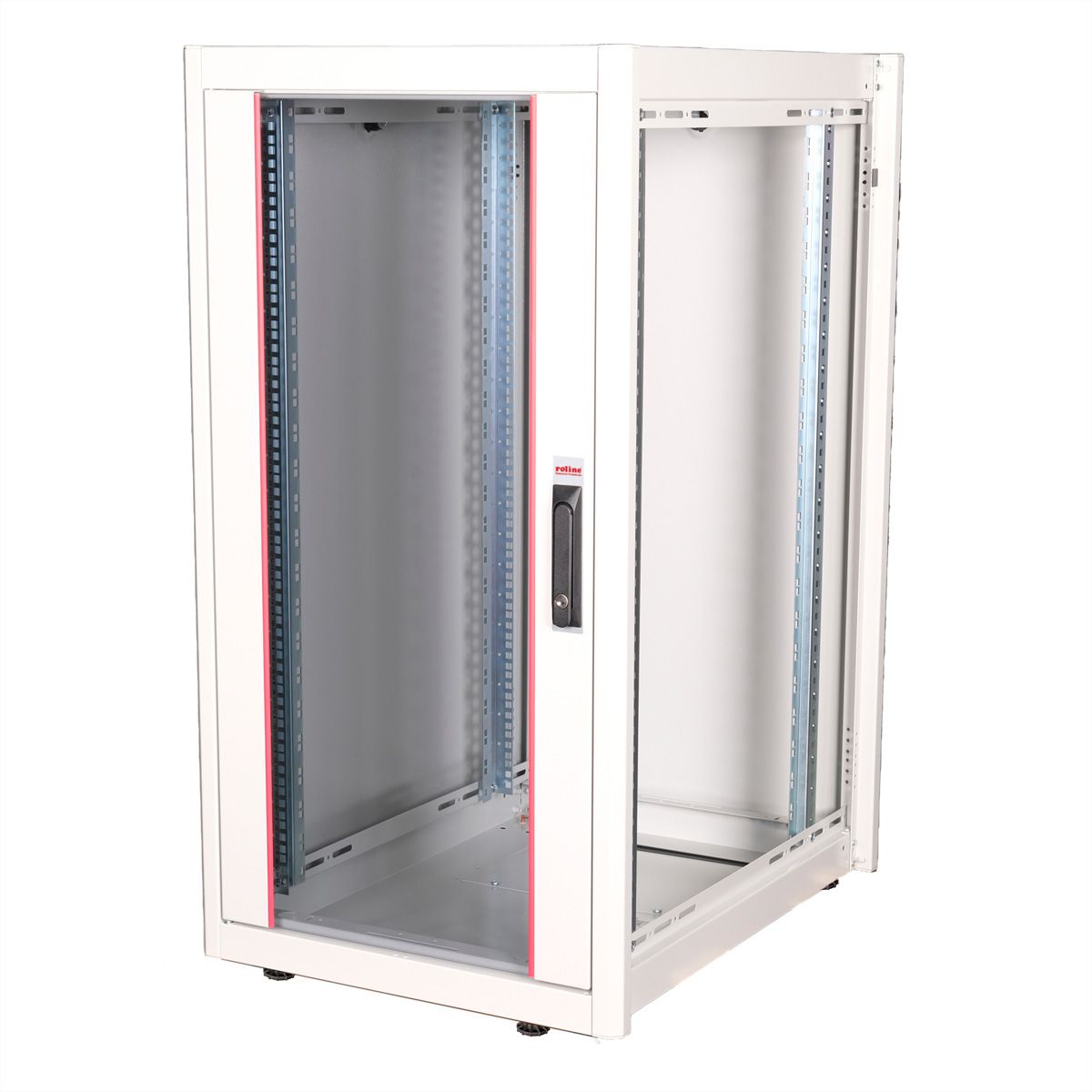 ROLINE 19" Baie réseau Basic 22U, 600x800 LxP Porte verre gris