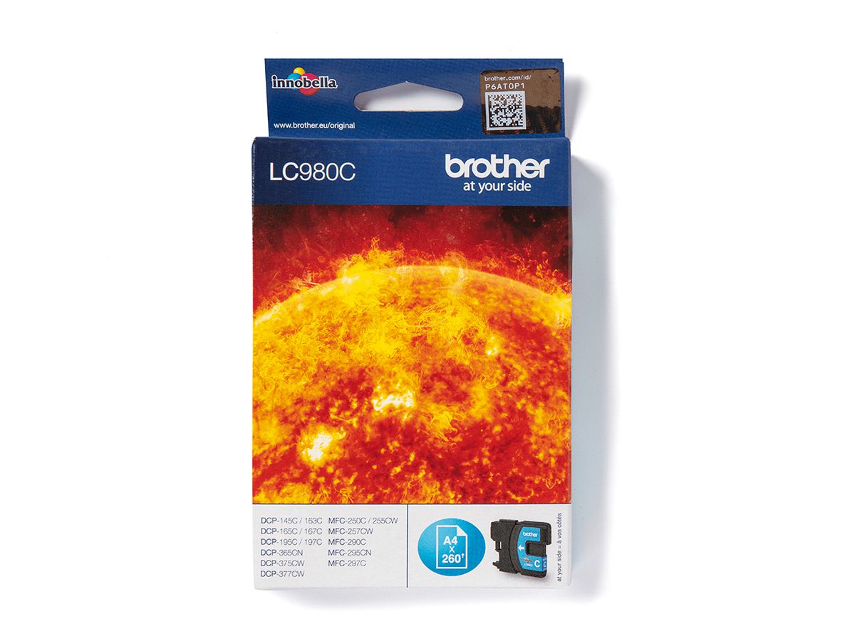 Brother LC980C - Cartouche d'encre originale – Cyan
