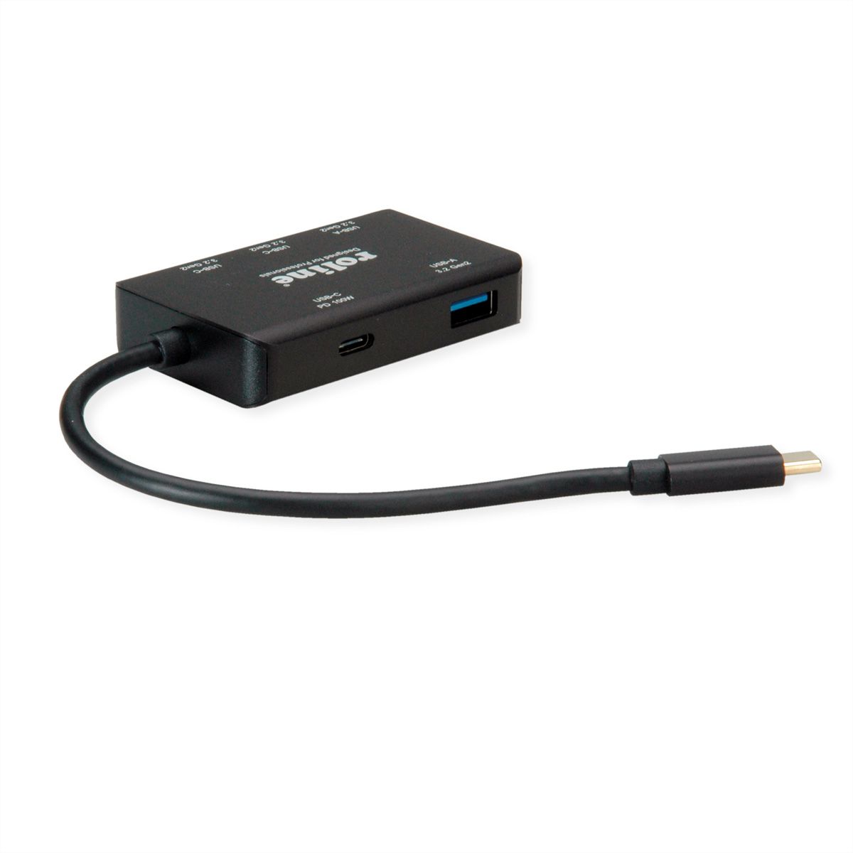 ROLINE Hub USB 3.2 Gen2 , 4 ports (2x A + 2x C), +PD(100W)