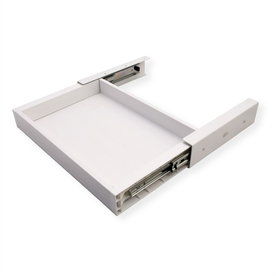 VALUE Tiroir sous bureau ultra-mince, taille moyenne, blanc