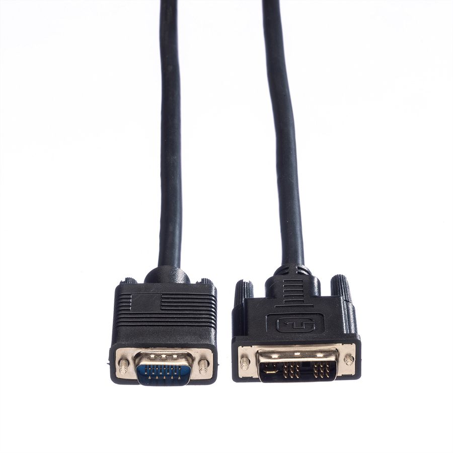 VALUE Câble DVI, DVI (18+5) M-VGA M, 2 m