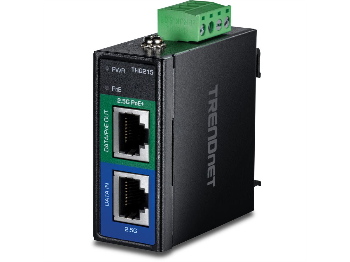 TRENDnet TI-IG215 Injecteur industriel PoE+ 2.5G