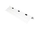 ROLINE 19" Passe-câbles, Avec brosse 1U gris