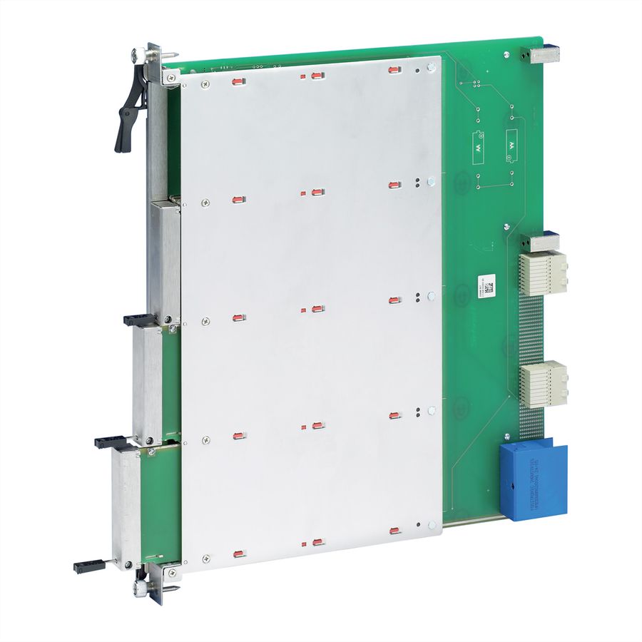 Mécanisme de support SCHROFF pour modules AdvancedMC de taille moyenne, avec poignée IEA et entretoises