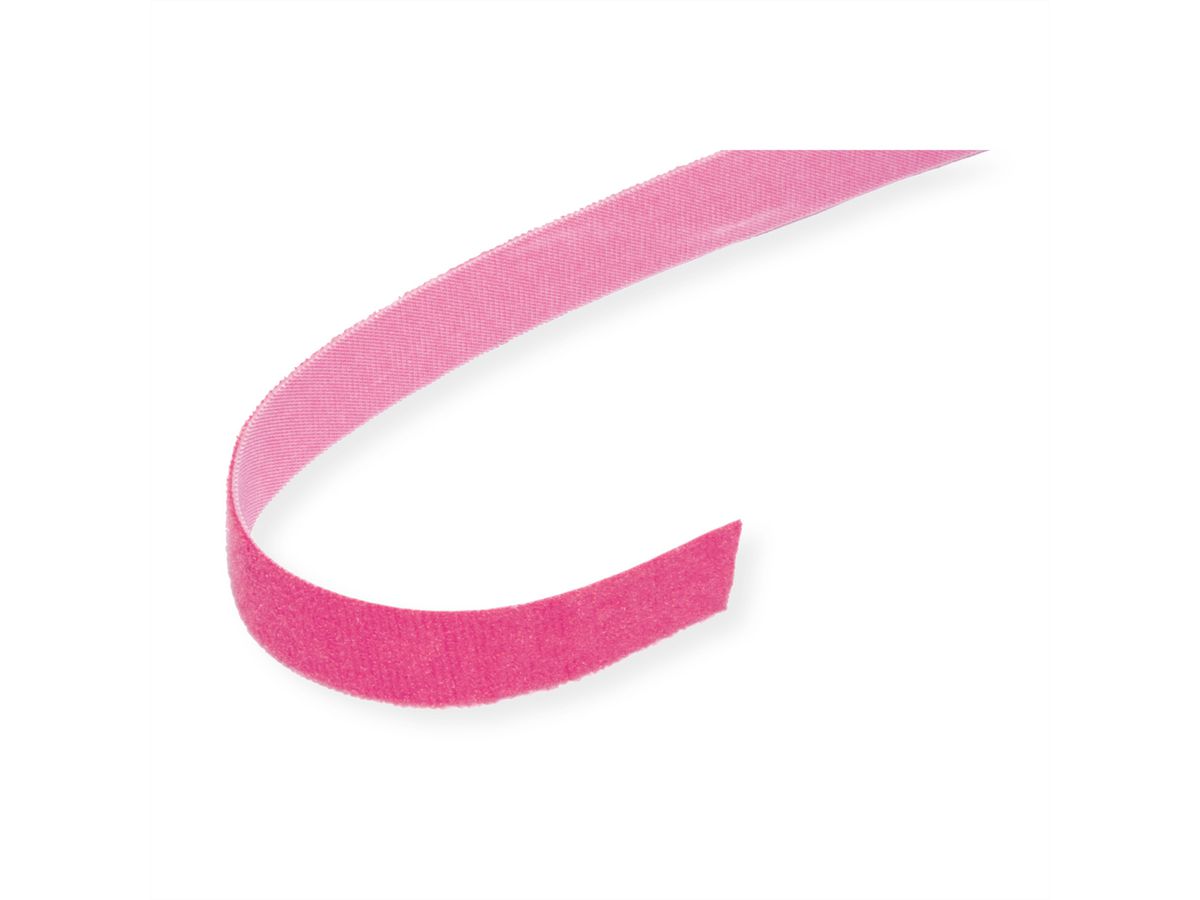 VELCRO® One Wrap® Bande 20 mm, rose, 25 m