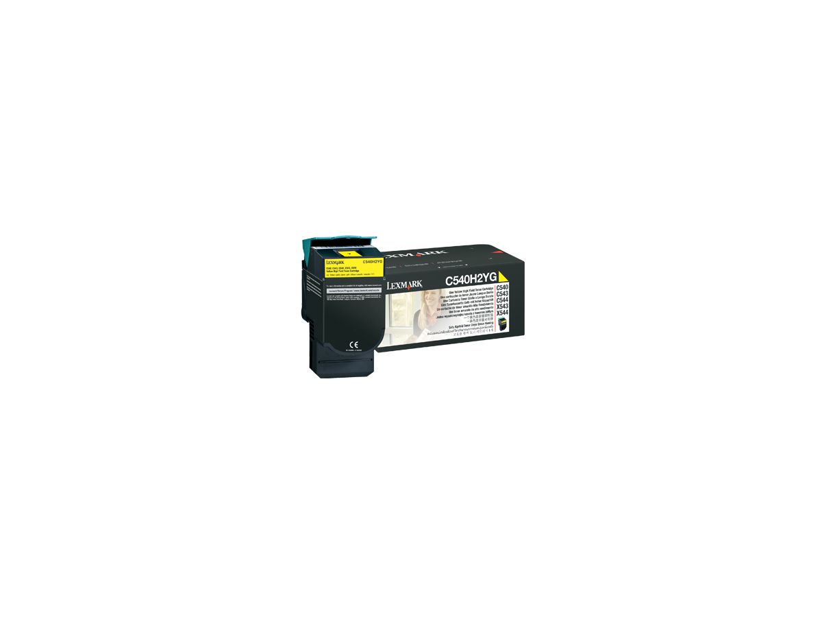Lexmark C540H2YG Cartouche de toner Original Jaune 1 pièce(s)