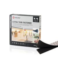 VELCRO® Extra Thin Fixation 25m bande crochets 25m bande velours, crochets & velours 20mm noir