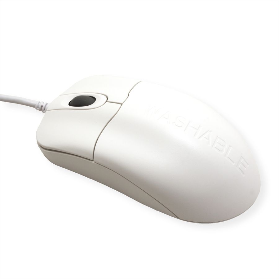 SEAL SHIELD Silver Storm STWM042, Souris USB blanche étanche et antimicrobienne