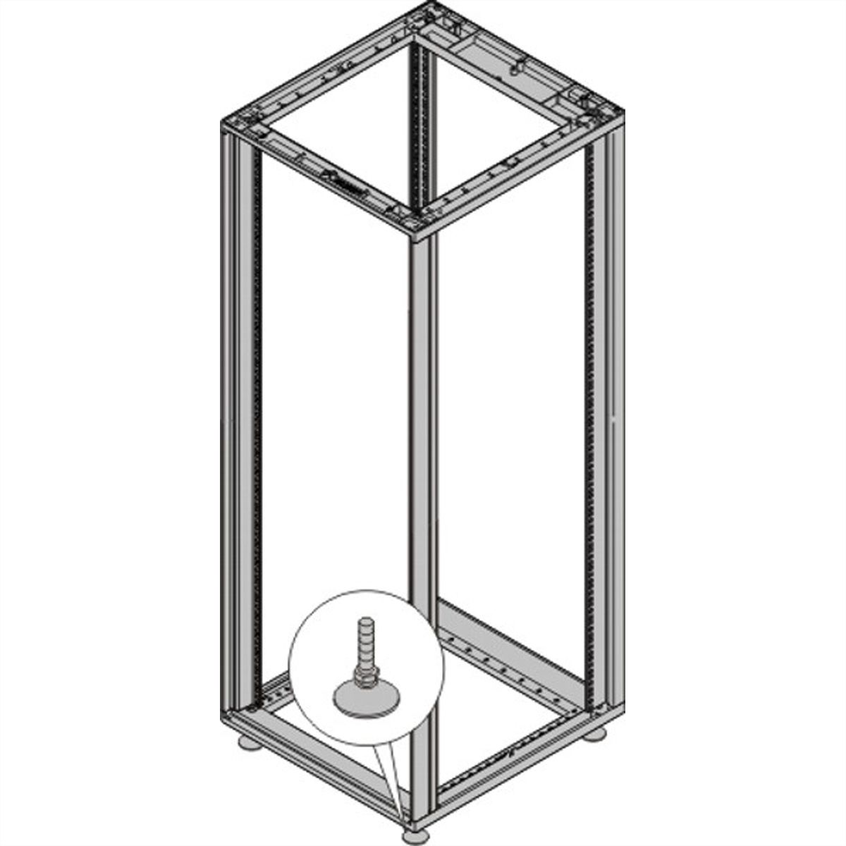 SCHROFF Novastar Pieds réglables
