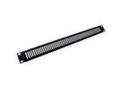 VALUE Panneau avant de ventilation 19", 1 U, noir