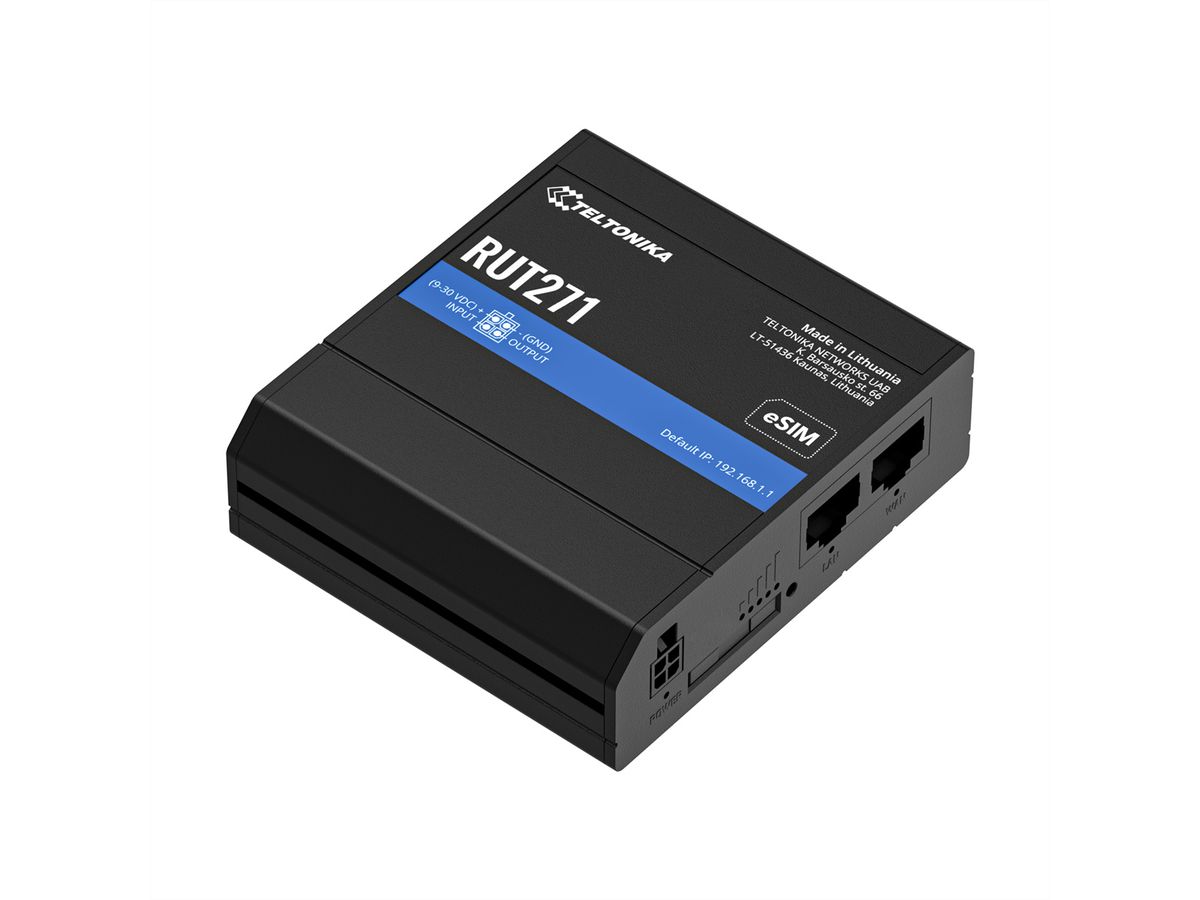 TELTONIKA RUT271 Redcap Routeur 5G eSIM