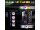 ANTEC AX85 ARGB Boîtier PC Midi Tower Gaming ATX, noir