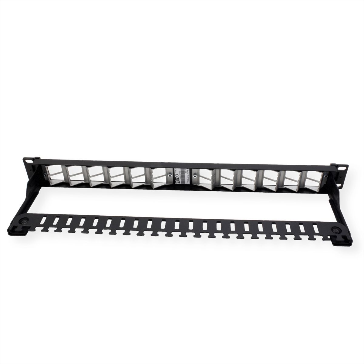 TRENDnet TC-KP24SA Panneau de connexion Keystone blindé 1U angulaire, vierge et à 24 ports