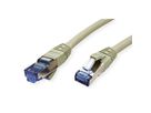 Cordon VALUE Cat.6A (Classe EA) / 10 Gigabit S/FTP, LSOH, gris, 1 m