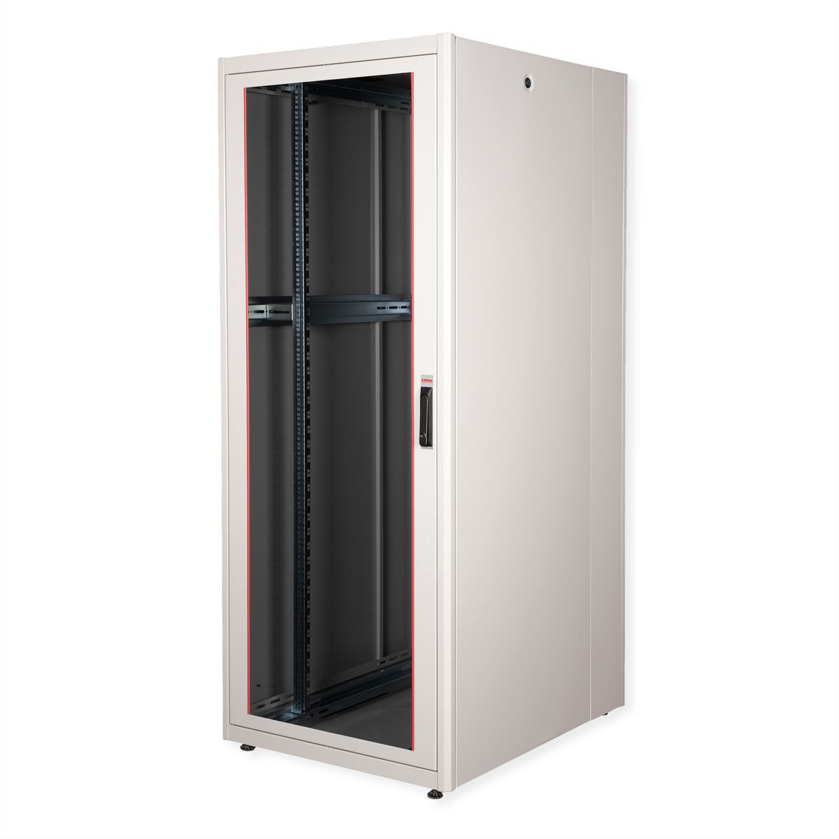 ROLINE 19" Baie réseau Basic 42U, 800x1000 LxP Porte verre gris
