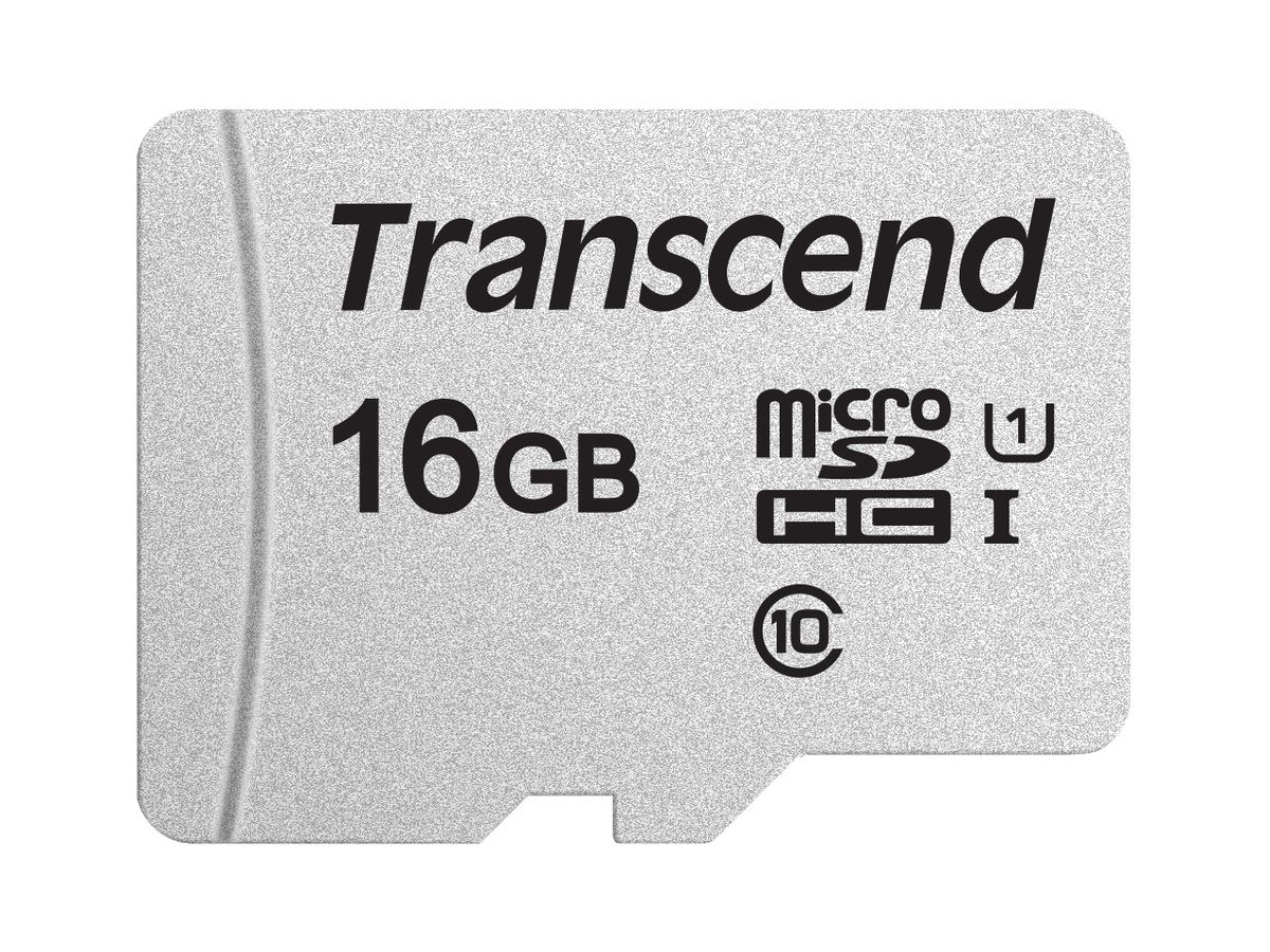 Transcend TS16GUSD300S mémoire flash 16 Go MicroSDHC NAND Classe 10