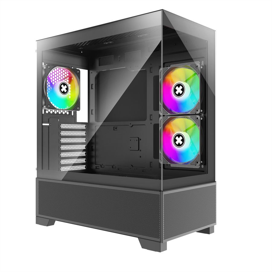 XILENCE Xilent Beam Boîtier PC ATX noir, Boîtier PC Gaming ATX X218.ARGB noir