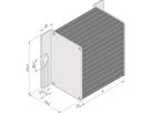 SCHROFF Minipac mallette rectangulaire, montage mural