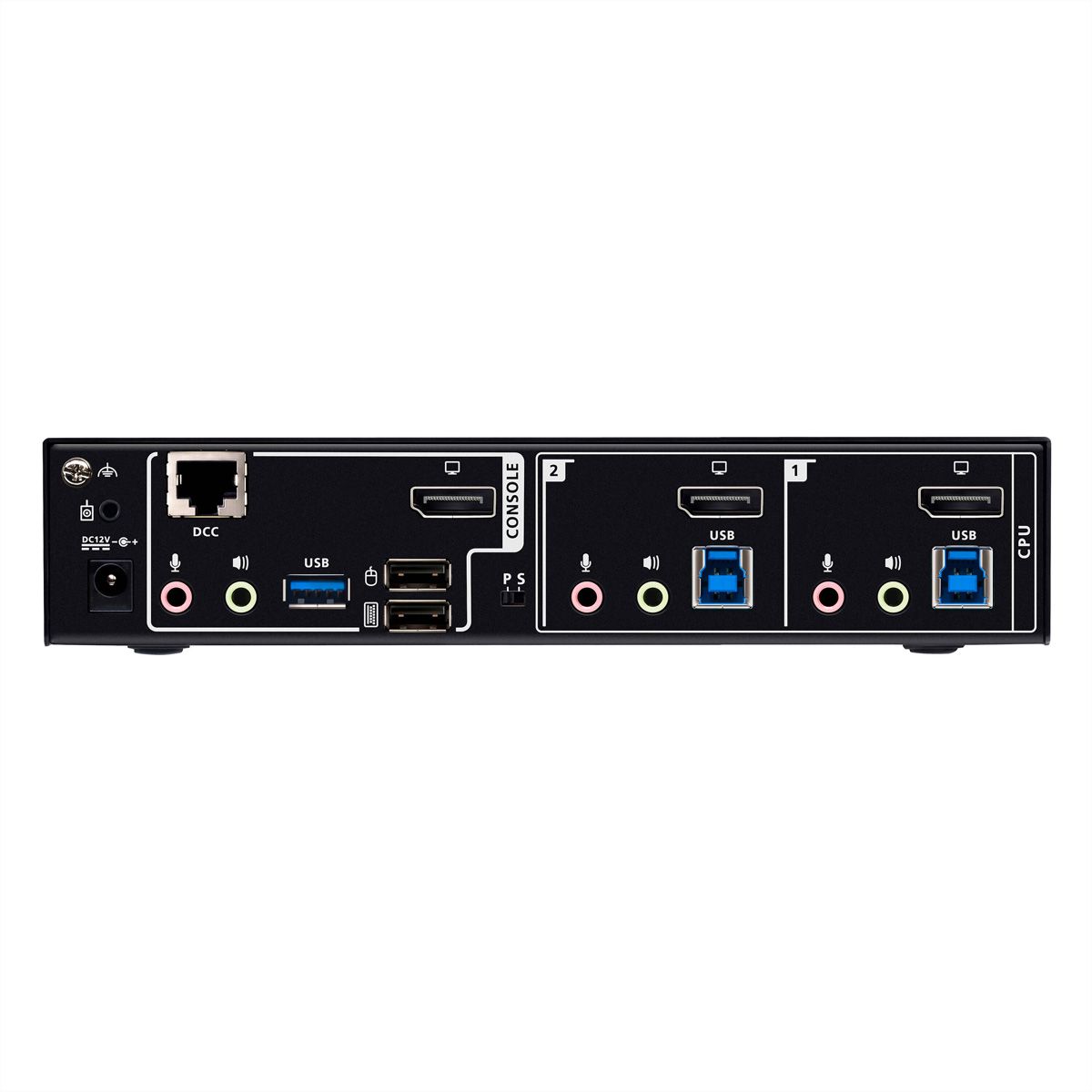 ATEN CS1922A Commutateur KVMP™ DisplayPort 8K USB 3.0 à 2 ports (câbles inclus)