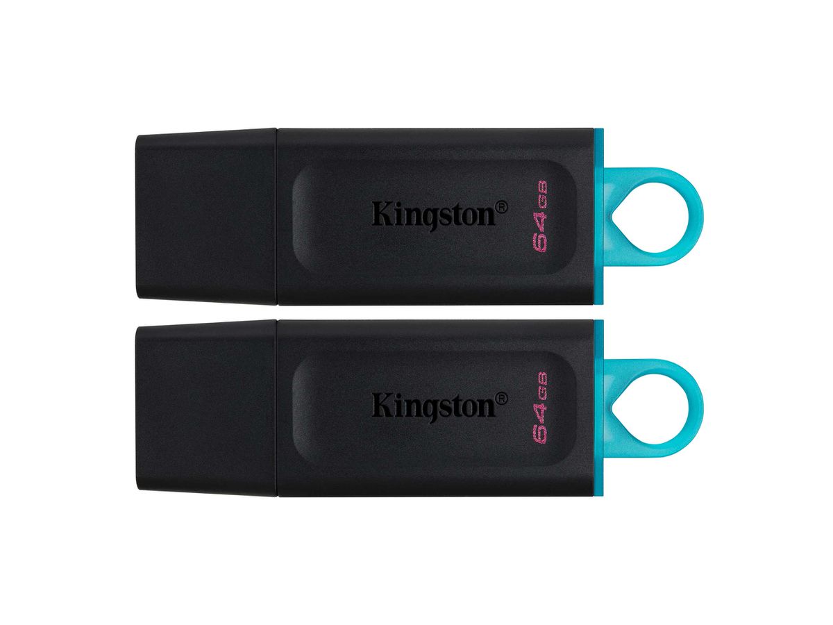 Kingston Technology DataTraveler Exodia lecteur USB flash 64 Go USB Type-A 3.2 Gen 1 (3.1 Gen 1) Noir