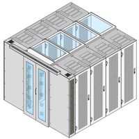 SCHROFF Couvercle de protection d'allée, 1200W 200D