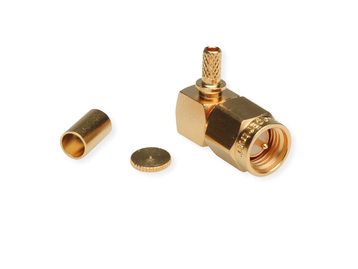 TELEGÄRTNER Connecteur coudé SMA , G8 pour RG-316, sertissage