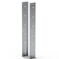 Cornière arrière SCHROFF EuropacPRO pour joint CEM en acier inoxydable pour panneau latéral, 6 U